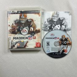 PS3 Madden NFL 12