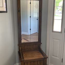 Entry Way Mirror Storage