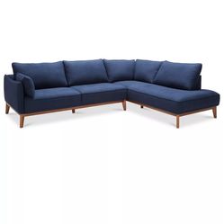 Jollene 113" 2-Pc. Fabric Sectional with Ottoman, Created for Macy's
