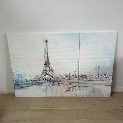 Large Paris Canvas Wall Art