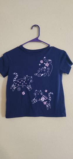 Wonder Nation Girls Cat Top/Size 8/ Pick-Up 77075