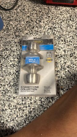 Defender bathroom lock stainless steel