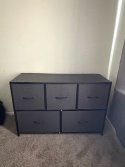 5 Drawer Fabric Dresser