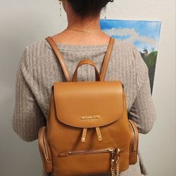 Michael Kors 100% Leather Backpack NEW