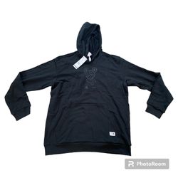 Adidas Disney Sport Hoodie Black Sweatshirt Size Large