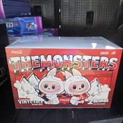 POPMART LABUBU The Monsters Coca Cola Vinyl Face SEALED CASE