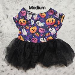 Small Dog Or Puppy Halloween Dress Medium Dog Clothes 