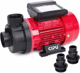 1/4 HP Above Ground Pool Pump, 2220 GPH 115V Pool Filter Pump Replacement with 2 Hose Adapters, 22 ft Max Head Swimming Pool Self-priming Pump for Abo