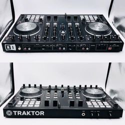 Native Instruments Traktor Kontrol S4 MK2 DJ Controller with Odyssey FZGSTKS4BL Black Glide Case ( NO TRADES)