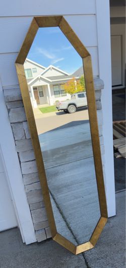 Gold Octagonal Mirror