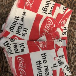 Coca-Cola Women’s Denim Jean Shorts Size Large 
