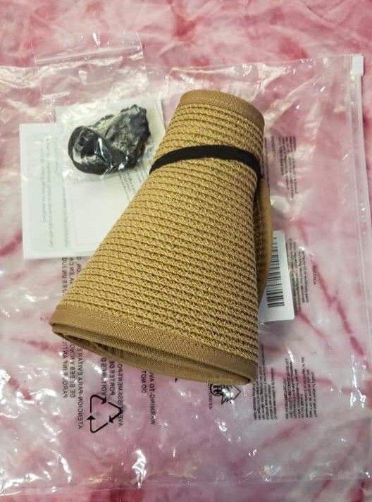 Straw Hat Foldable Sun Visor