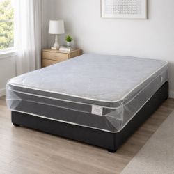 Full Size Pillow Top Mattress – 14” Thick | ✨ Brand New from Factory | Excellent Comfort | Also in Twin, Queen & King | 🚚 Same-Day Delivery