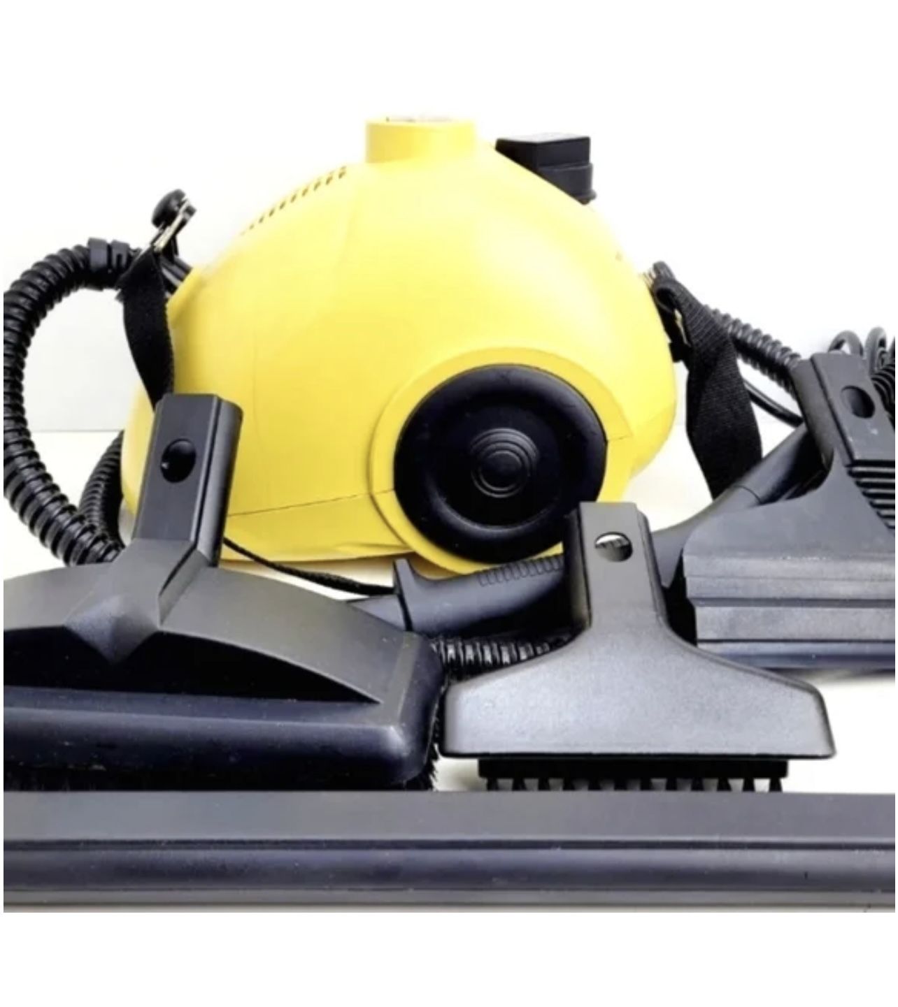 New Steam Buggy EK-8005 1350 Watt Steam Cleaner. Complete 6 Brushes And Manual instructions In Original Box.