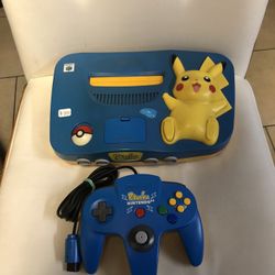 Pikachu Nintendo 64 Console 