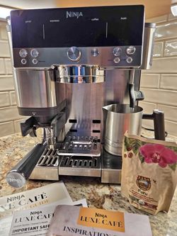 Ninja - Luxe Café Premier Series 3-in-1 Espresso, Coffee, and Cold Brew Machine with Grinder USED