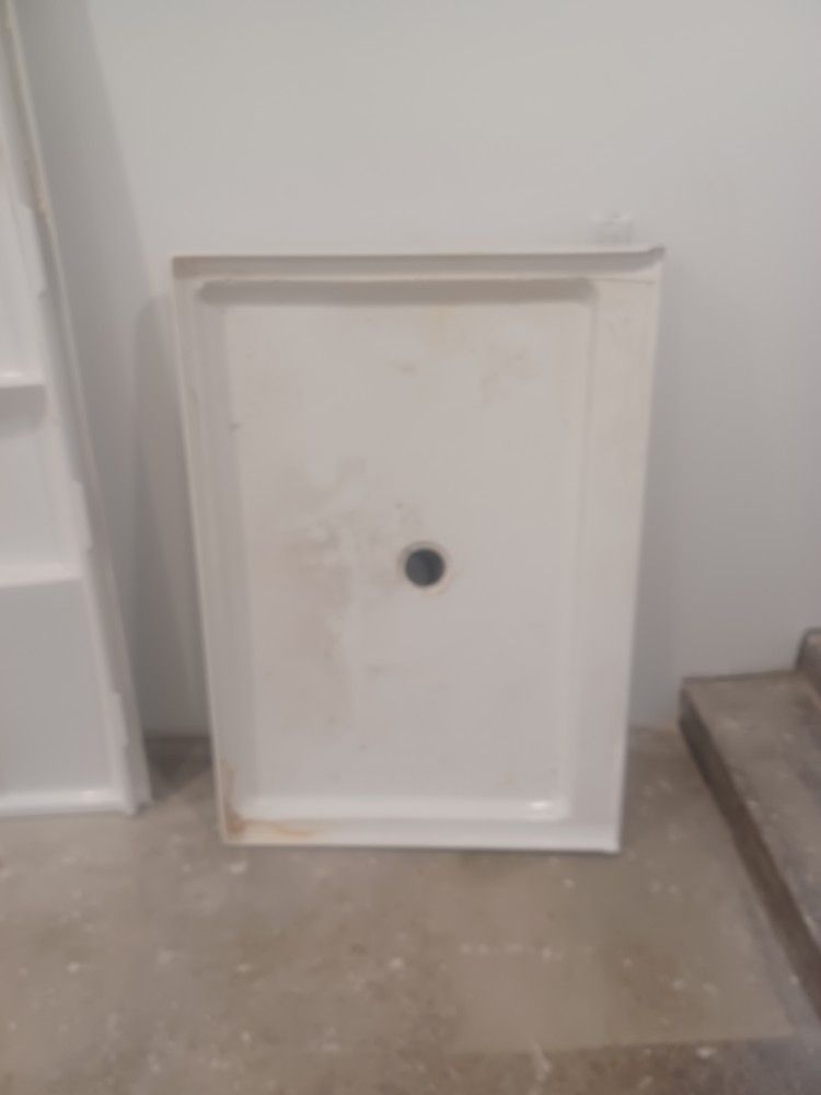 New Full Length Shower Not Over The Tub Kit