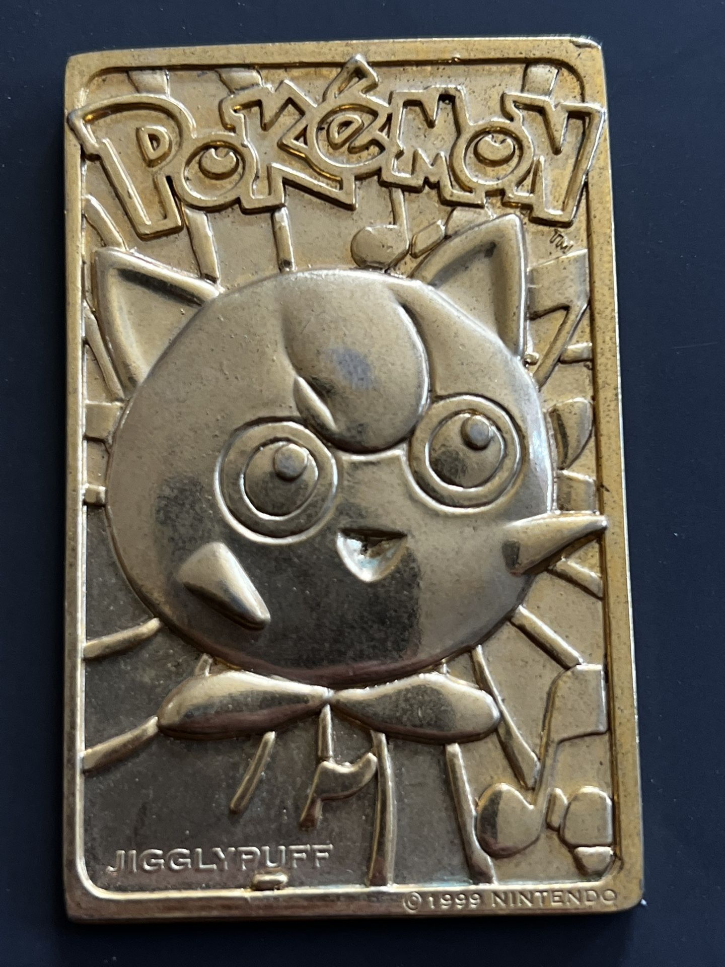 1999 Pokemon Special Edition 23K Gold Plated Trading Card #39 Jigglypuff