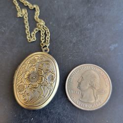 bronze color locket pendant 