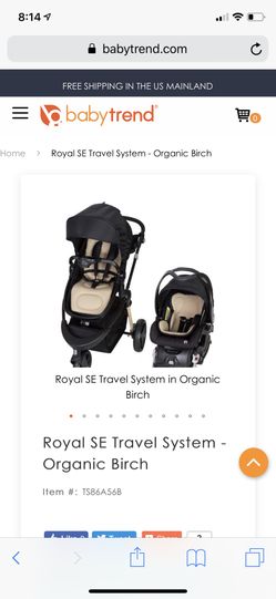 Royal se travel system organic birch for Sale in Hartford CT OfferUp