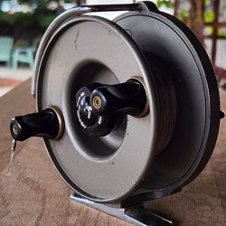 Vintage British J. W. Young & Sons Ltd WINDEX Fishing Reel