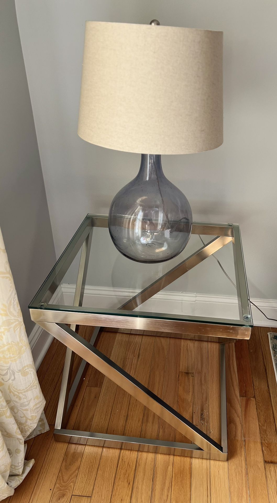 Glass top Coffee table + End Table