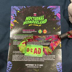 Nocturnal Wonderland Ticket 