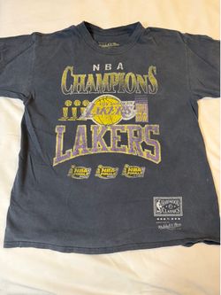 Mitchell and Ness Lakers Championship Tshirt