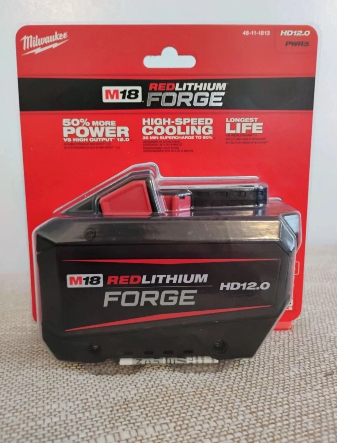 M18 18V Lithium-Ion REDLITHIUM FORGE HD 12.0 Ah Battery Pack