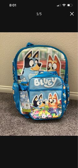 NEW! Bluey Kids Backpack and Lunch Bag Set