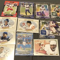 Football Cards Lot Some Rookie Cards All In Great Shape!
