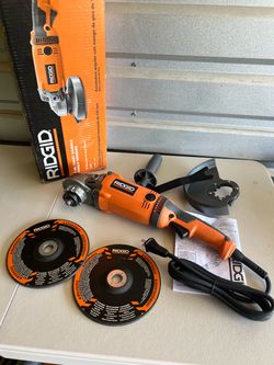 Ridgid 15 Amp Corded 7 in. Twist Handle Angle Grinder