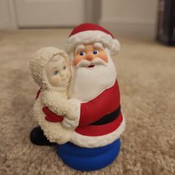 Snowbabies I Love You Santa Claus Is Coming To Town DEPT. 56 Figurine Christmas MC