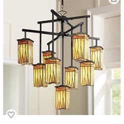 Robert Lewis Tiffany Foyer Chandelier - Entry