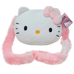 HELLO KITTY PLUSH HEAD PURSE