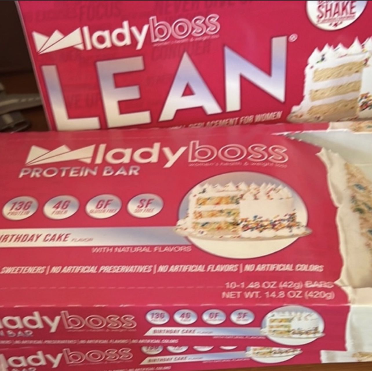 Ladyboss Lean Birthday Cake Bars 18