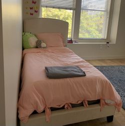 Bob’s Furniture Twin Bed with Mattress & Box Spring Included