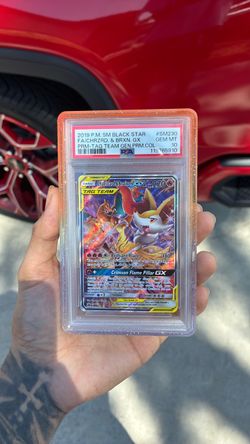 Pokemon Charizard & Braixen GX Tag Team Promo PSA 10