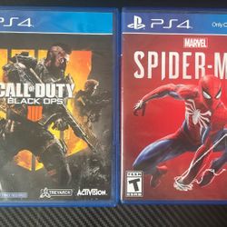 PS4 Game Bundle – Spider-Man + Black Ops 4 