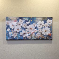 20" X 40" Flower Artwork
