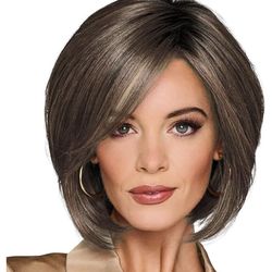 GABOR Glamorize Always Mid-Length Bob Wig With Face Framing Features by Hairuwear, Average Cap, GF12-22SS Cappuccino