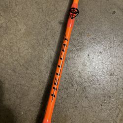 Heโll Cat Fishing Rod Glow In The Dark 8ft Baitcaster Style Rod And Open Bail