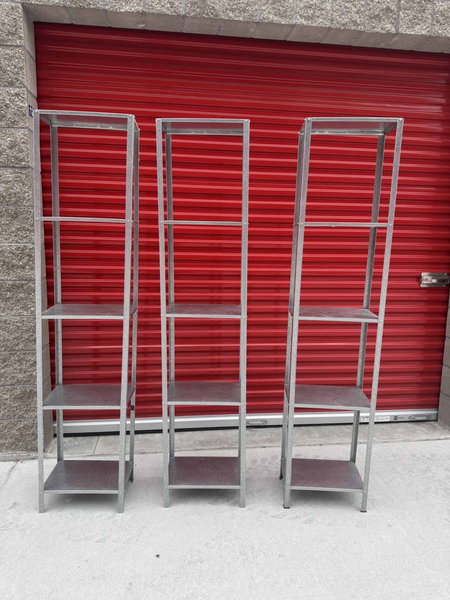 IKEA HYLLIS metal shelf / plant stand