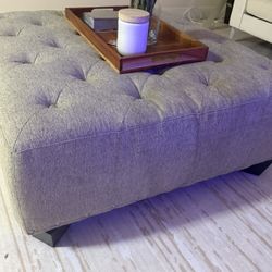 Ottoman And Tray 