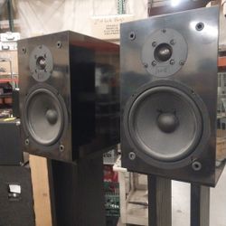 Vintage NHT Supper One Bookshelf Speakers 