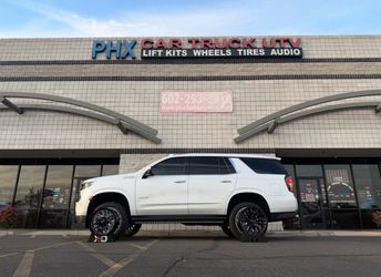Wheels tires leveling & Lift kits installs. For Chevy Tahoe & gmc Yukon