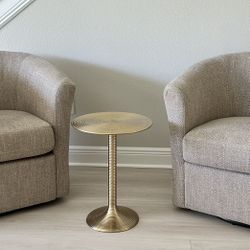 Barrel Chair Set