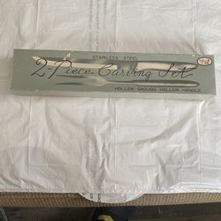 Made In Japan Stainless Steel 2 Piece Carving Set 