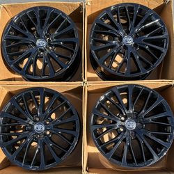 18” Toyota Camry Factory Wheels Rims Gloss Black New