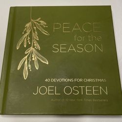 Peace for the Season: 40 Devotions for Christmas by Joel Osteen.  